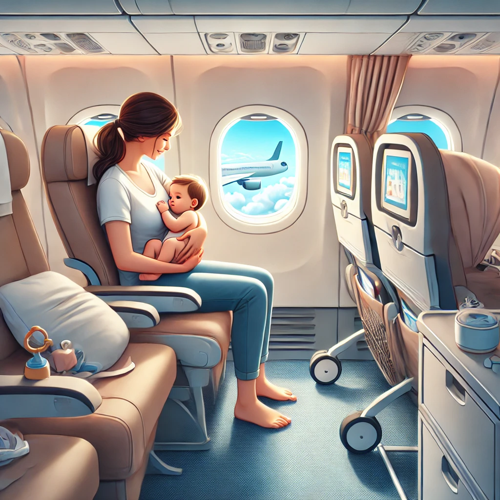 tips for traveling with infant on airplane